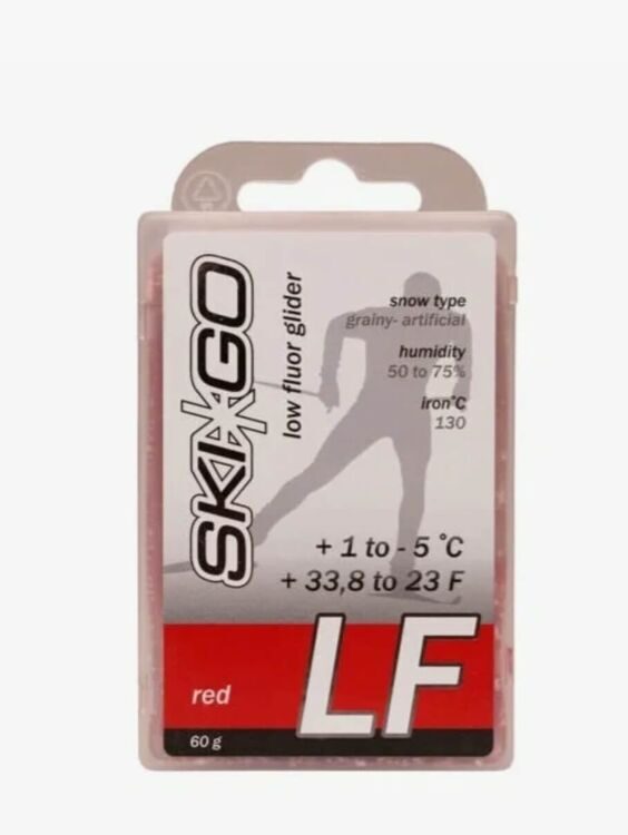 Мазь скольжения SKI GO LF Red (+1_-5C) 60gr.