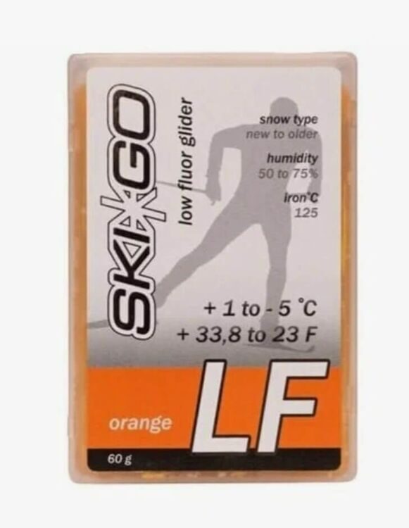 Мазь скольжения SKI GO LF Orange (+1_-5C) 60gr.