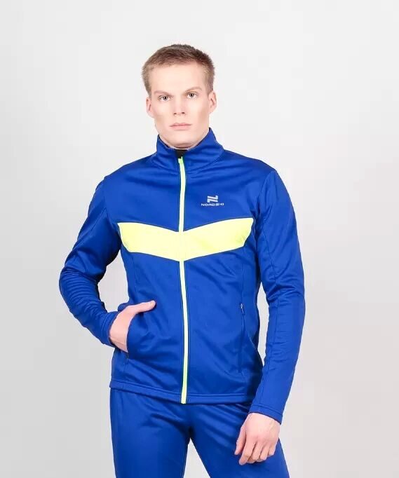 Куртка разминочная NORDSKI Base True Blue/Lime (M)